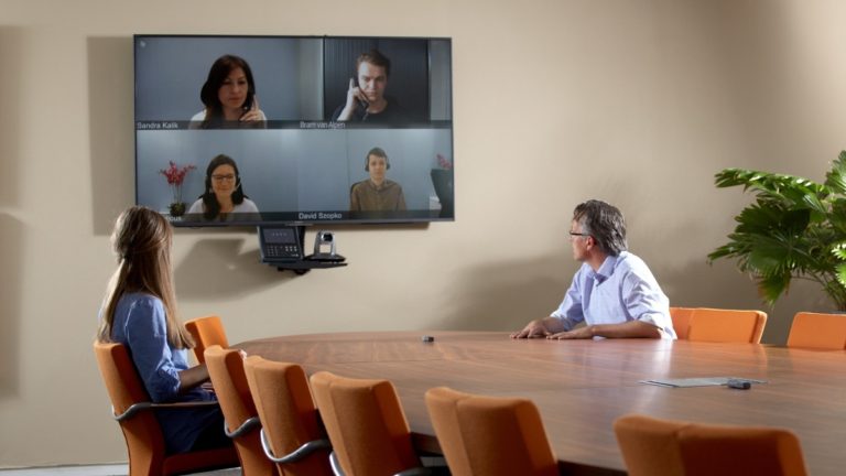 Videoconferencing als hybride vergadervorm